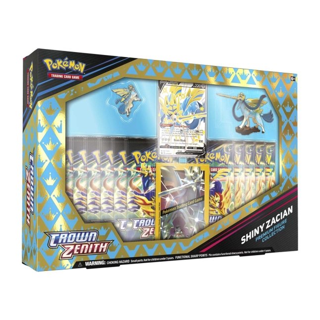 Crown Zenith Shiny Zacian/Zamazenta Premium Figure Collection (1 of each variant)