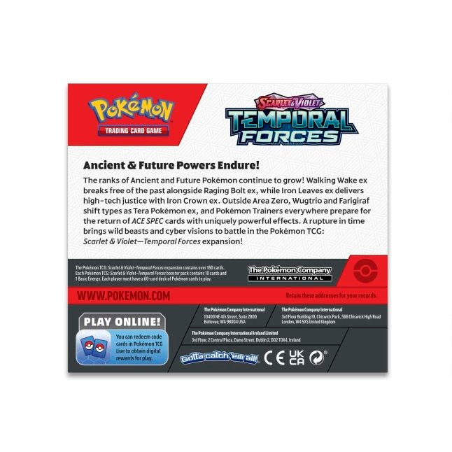 Scarlet & Violet 5: Temporal Forces Booster Display Box (36 Packs)