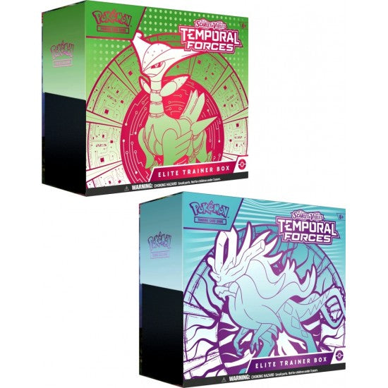 Pokemon Scarlet & Violet 5: Temporal Forces Elite Trainer Box - BOTH VARIANTS