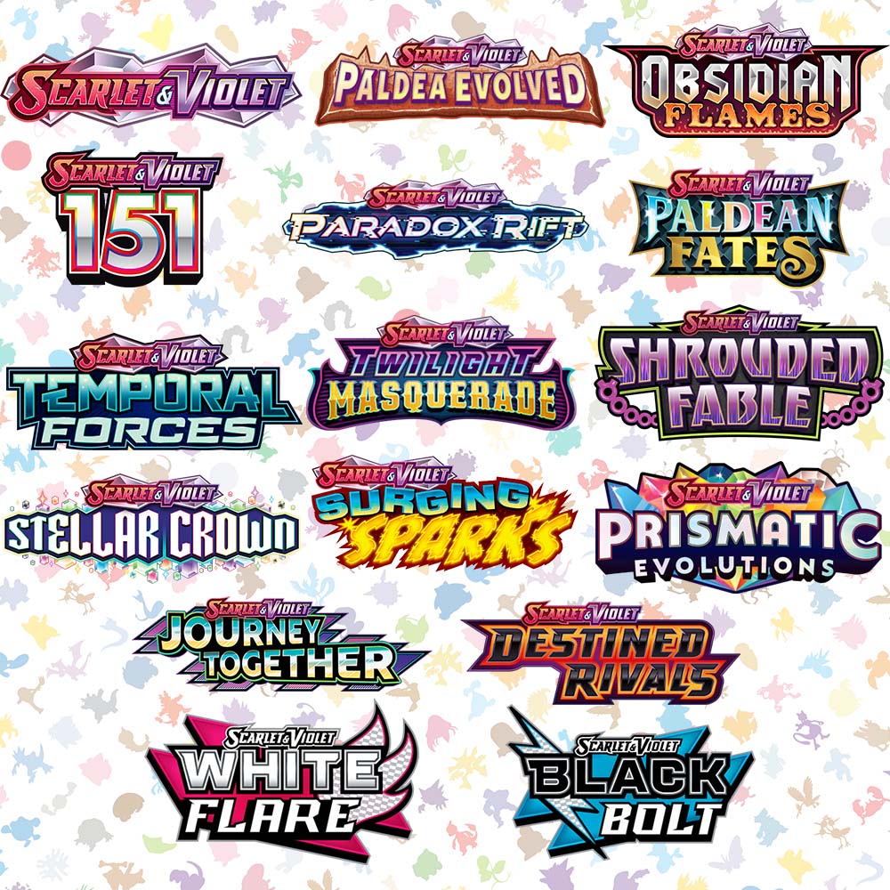 Every scarlet & violet sets logo