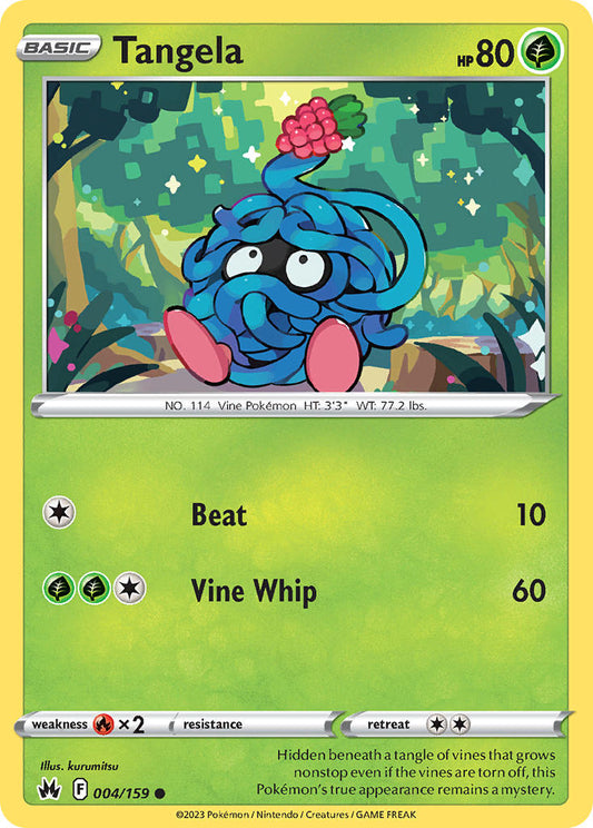 Tangela 004/159 - POKEMON SWORD & SHIELD: CROWN ZENITH - Pokemon Single Card