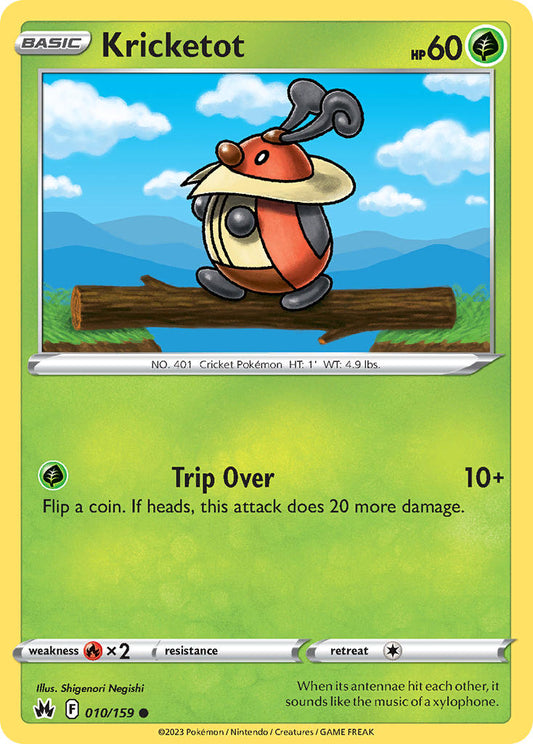 Kricketot 010/159 - POKEMON SWORD & SHIELD: CROWN ZENITH - Pokemon Single Card