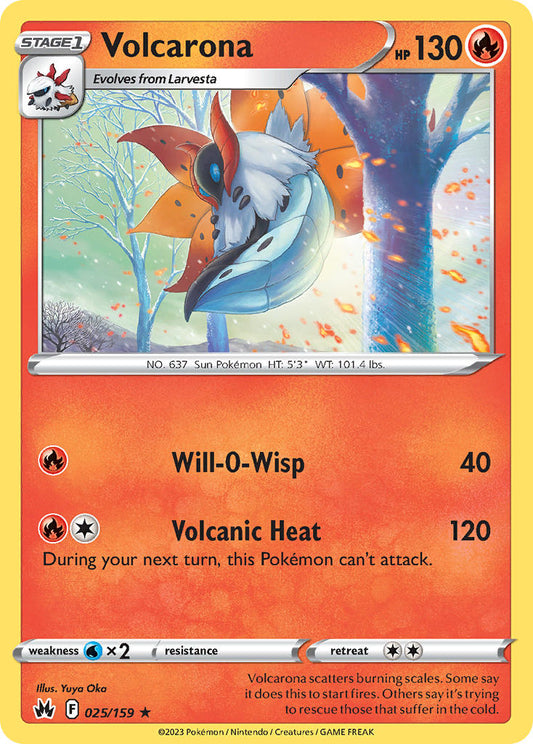 Volcarona 025/159 - POKEMON SWORD & SHIELD: CROWN ZENITH