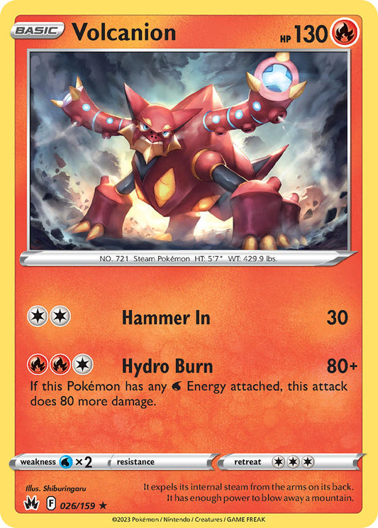 Volcanion 026/159 - POKEMON SWORD & SHIELD: CROWN ZENITH