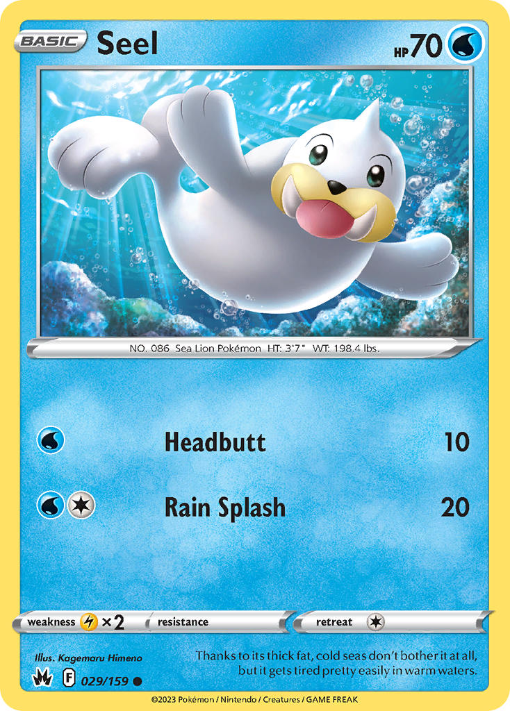 Seal 029/159 - POKEMON SWORD & SHIELD: CROWN ZENITH