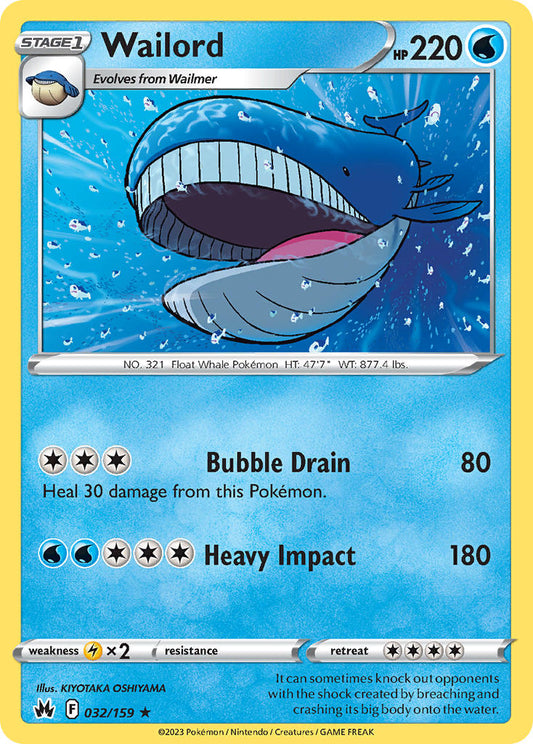 Wailord 032/159 - POKEMON SWORD & SHIELD: CROWN ZENITH