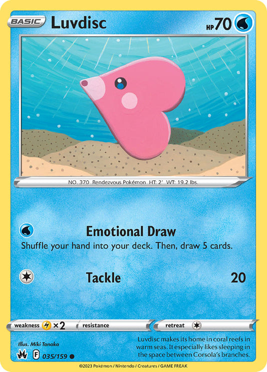 Luvdisc 035/159 - POKEMON SWORD & SHIELD: CROWN ZENITH