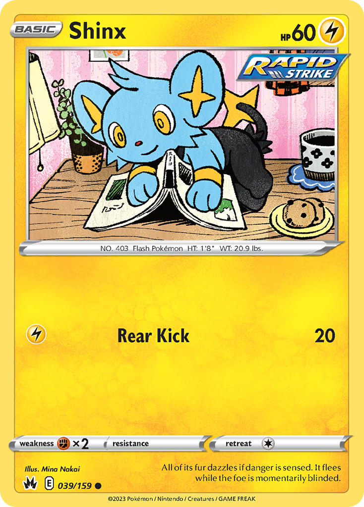 Shinx 039/159 - POKEMON SWORD & SHIELD: CROWN ZENITH
