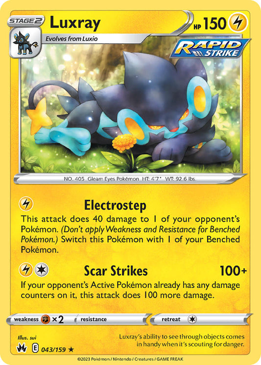 Luxray 043/159 - POKEMON SWORD & SHIELD: CROWN ZENITH