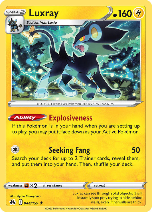 Luxray 044/159 - POKEMON SWORD & SHIELD: CROWN ZENITH