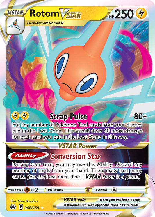 Rotom VSTAR 046/159 - POKEMON SWORD & SHIELD: CROWN ZENITH
