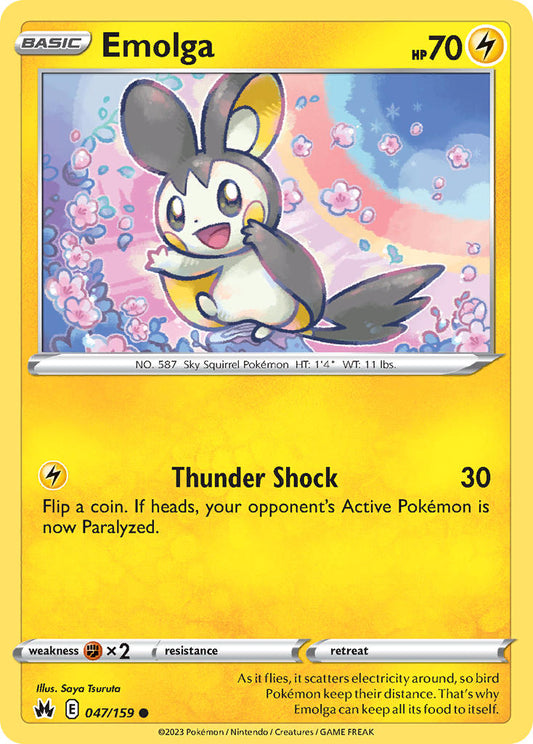 Emolga 049/159 - POKEMON SWORD & SHIELD: CROWN ZENITH