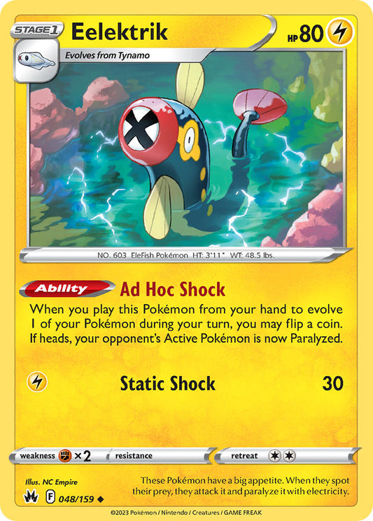 Eelektrik 048/159 - POKEMON SWORD & SHIELD: CROWN ZENITH