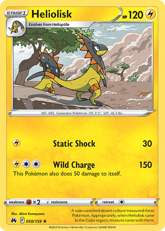 Heliolisk 050/159 - POKEMON SWORD & SHIELD: CROWN ZENITH