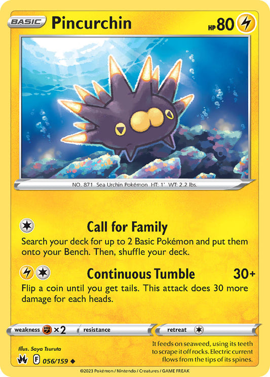 Pincurchin 056/159 - POKEMON SWORD & SHIELD: CROWN ZENITH