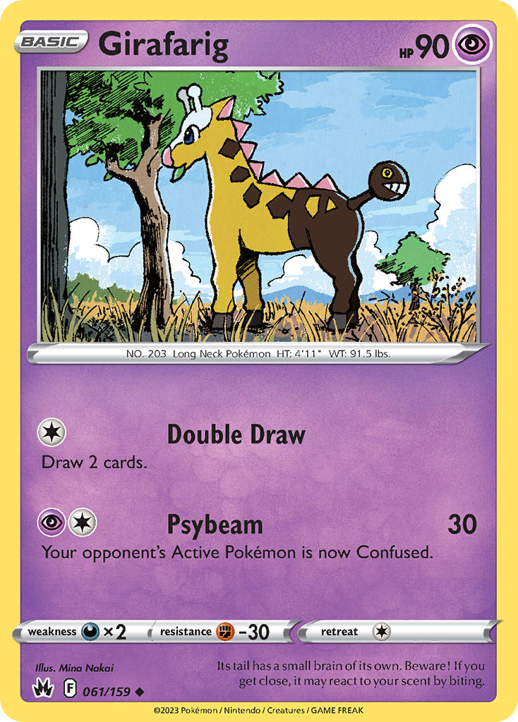 Girafarig 061/159 - POKEMON SWORD & SHIELD: CROWN ZENITH