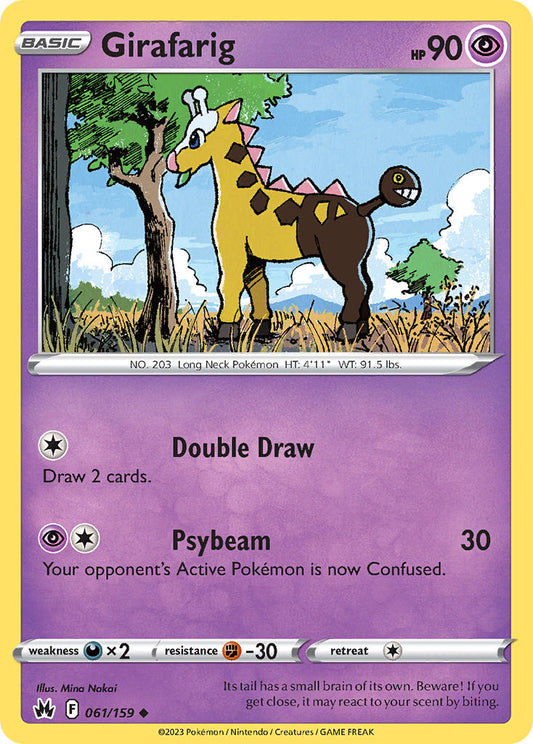 Girafarig 061/159 - POKEMON SWORD & SHIELD: CROWN ZENITH