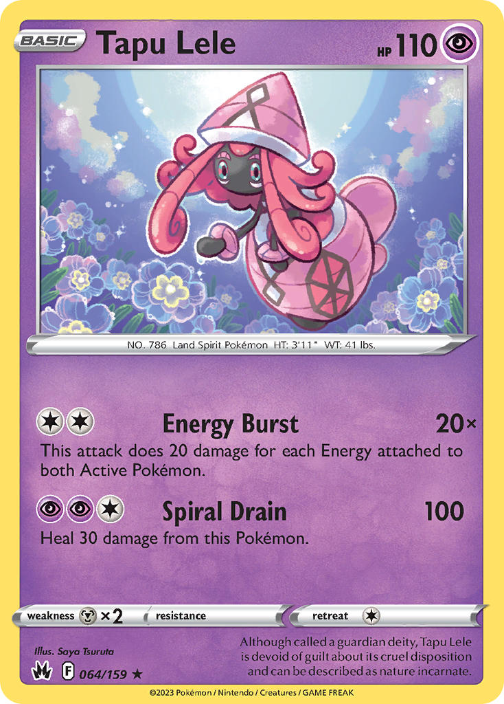 Tapu Lele 064/159 - POKEMON SWORD & SHIELD: CROWN ZENITH