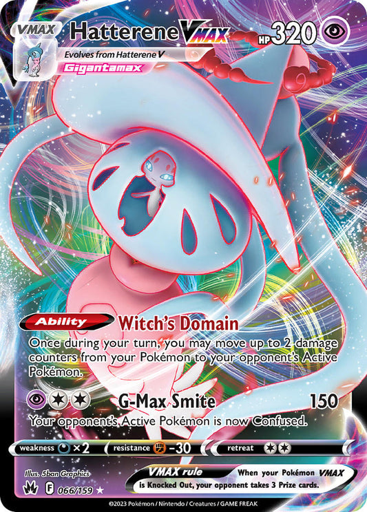 Hatterene VMAX 066/159 - POKEMON SWORD & SHIELD: CROWN ZENITH