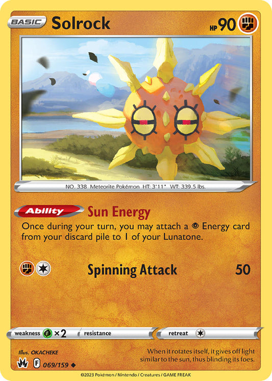 Solrock 069/159 - POKEMON SWORD & SHIELD: CROWN ZENITH