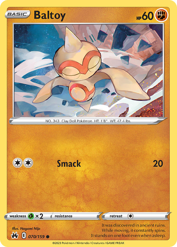 Baltoy 070/159 - POKEMON SWORD & SHIELD: CROWN ZENITH