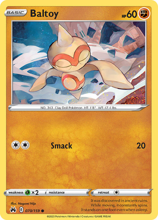 Baltoy 070/159 - POKEMON SWORD & SHIELD: CROWN ZENITH