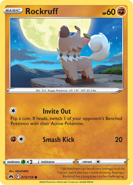 Rockruff 073/159 - POKEMON SWORD & SHIELD: CROWN ZENITH