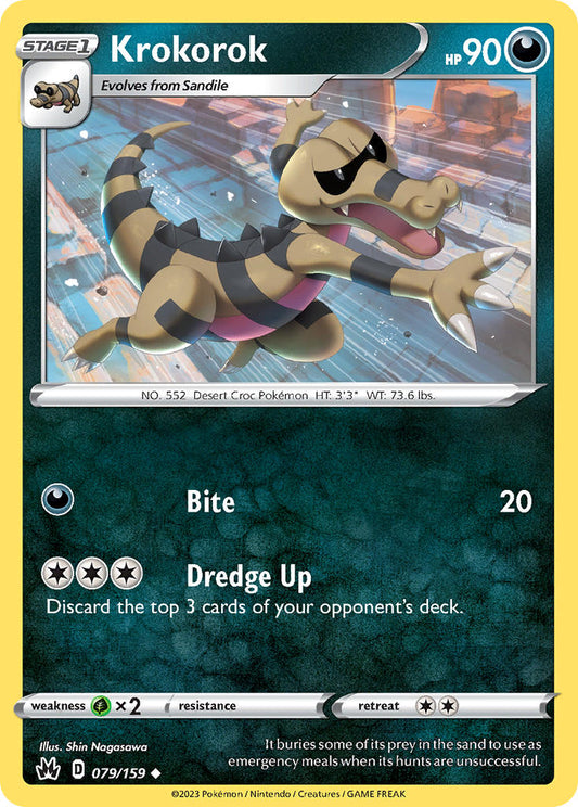 Krokorok 079/159 - POKEMON SWORD & SHIELD: CROWN ZENITH