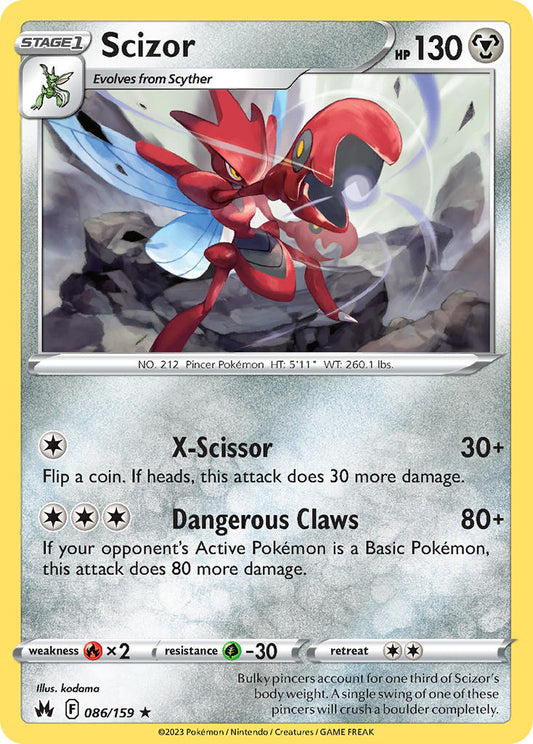 Scizor 086/159 - POKEMON SWORD & SHIELD: CROWN ZENITH