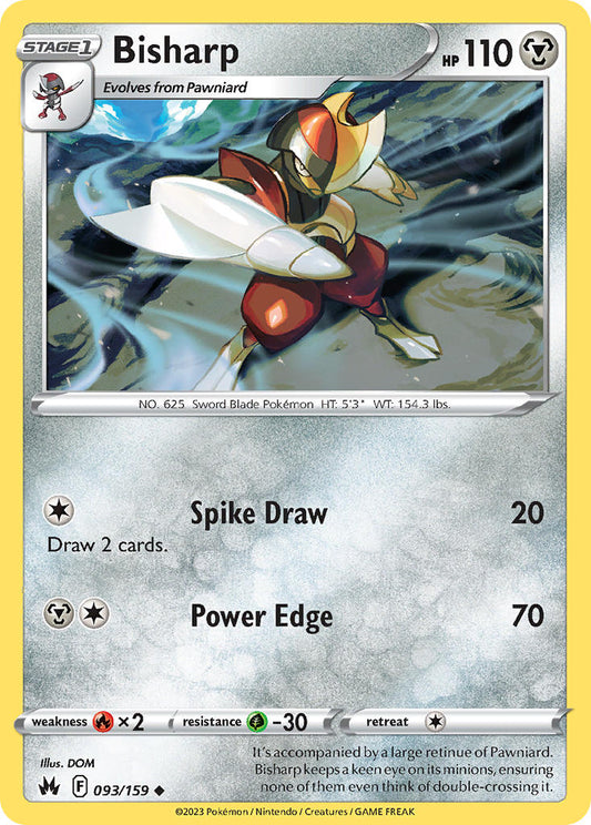 Bisharp 093/159 - POKEMON SWORD & SHIELD: CROWN ZENITH