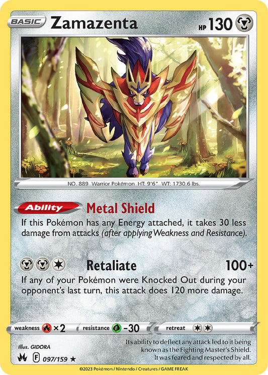 Zamazenta 097/159 - POKEMON SWORD & SHIELD: CROWN ZENITH