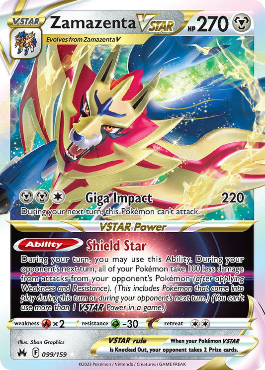 Zamazenta VSTAR 099/159 - POKEMON SWORD & SHIELD: CROWN ZENITH