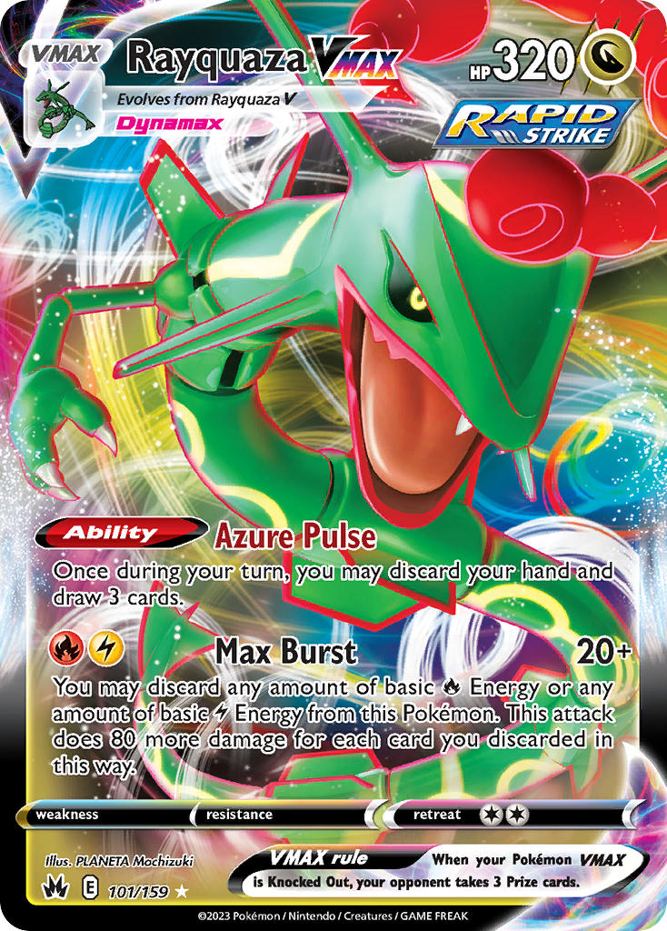 Rayquaza VMAX 101/159 - POKEMON SWORD & SHIELD: CROWN ZENITH