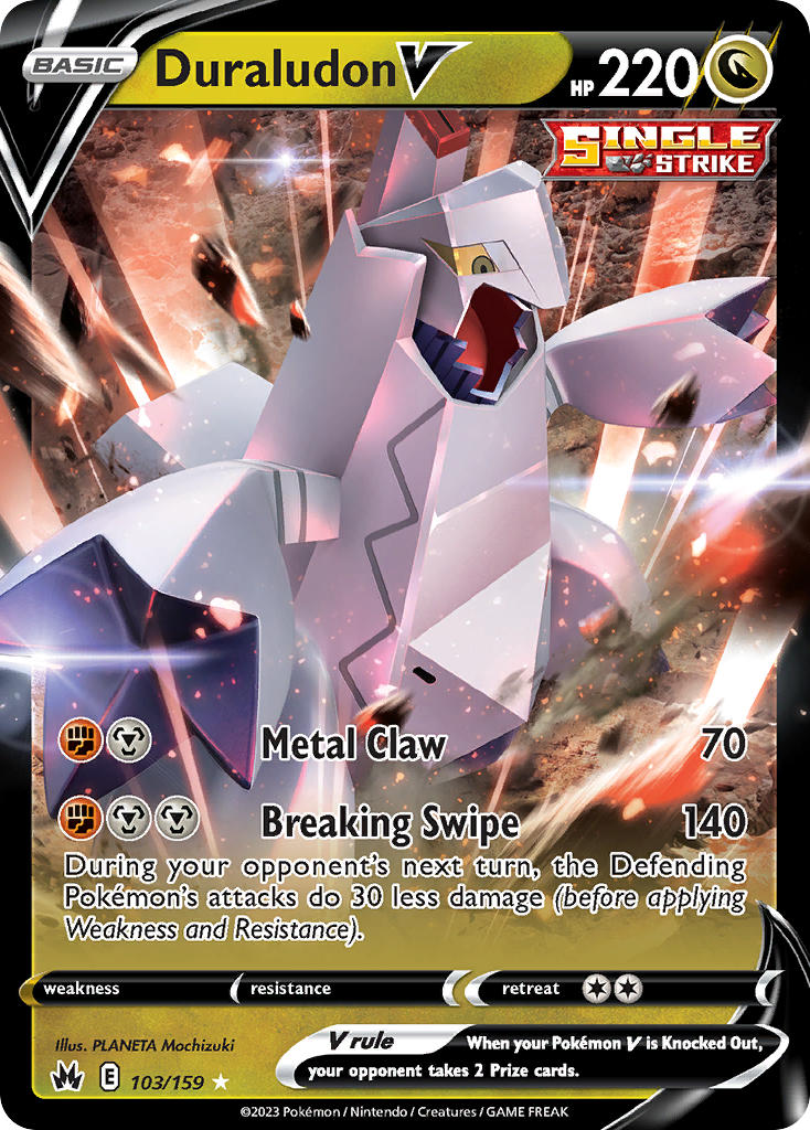 Duraludon V 103/159 - POKEMON SWORD & SHIELD: CROWN ZENITH