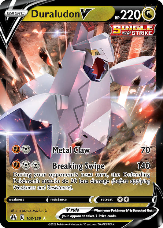 Duraludon V 103/159 - POKEMON SWORD & SHIELD: CROWN ZENITH