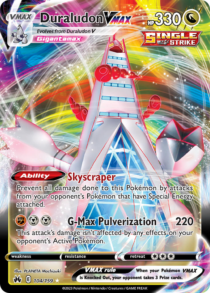 Duraludon VMAX 104/159 - POKEMON SWORD & SHIELD: CROWN ZENITH