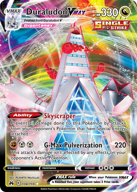 Duraludon VMAX 104/159 - POKEMON SWORD & SHIELD: CROWN ZENITH