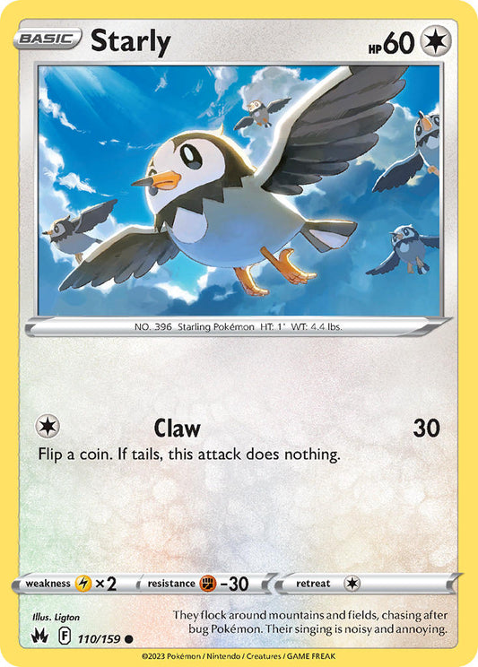 Starly 110/159 - POKEMON SWORD & SHIELD: CROWN ZENITH