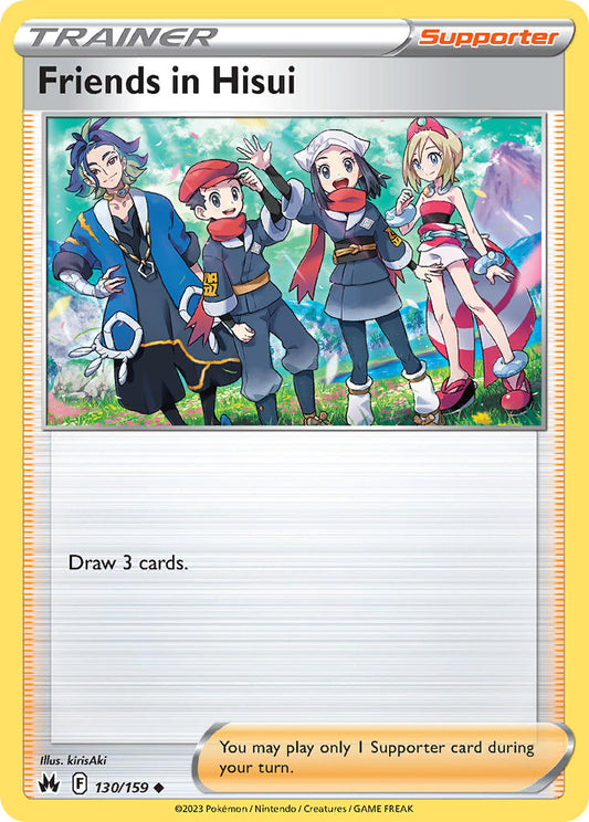 Friends in Hisui 130/159 - POKEMON SWORD & SHIELD: CROWN ZENITH
