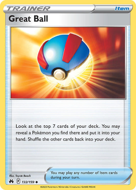 Great Ball 132/159 - POKEMON SWORD & SHIELD: CROWN ZENITH