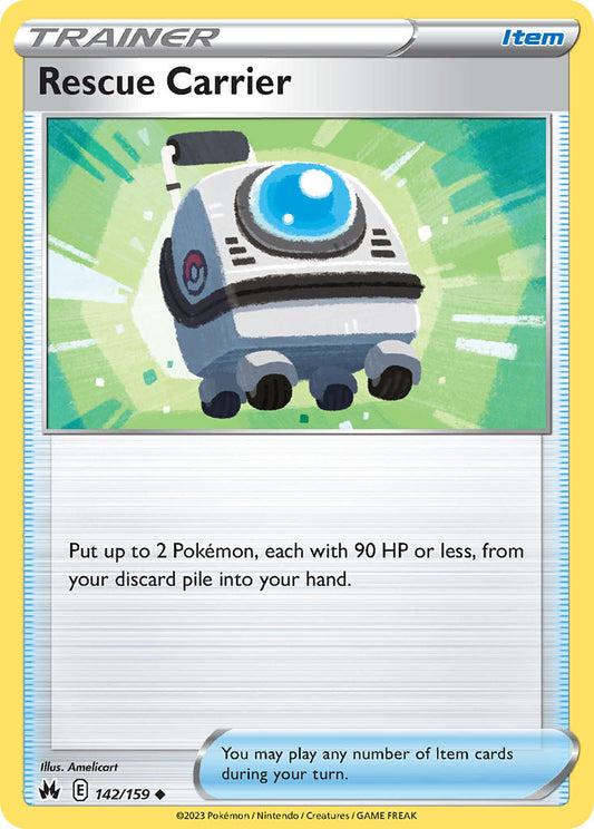 Rescue Carrier 142/159 - POKEMON SWORD & SHIELD: CROWN ZENITH