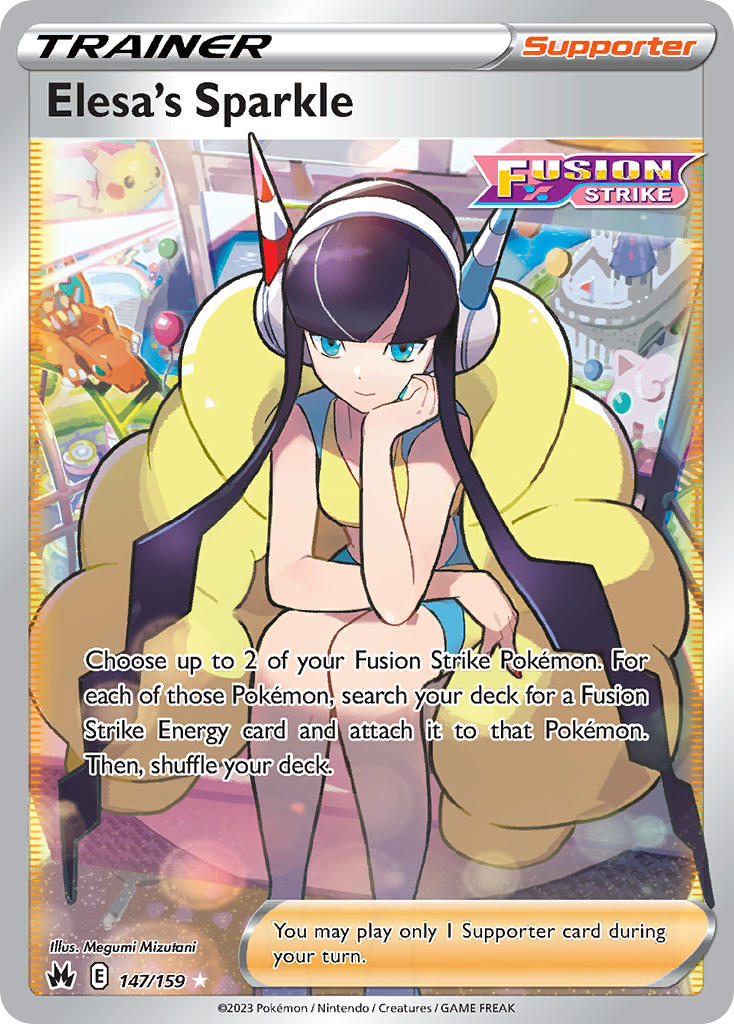 Elesa's Sparkle 147/159 - POKEMON SWORD & SHIELD: CROWN ZENITH