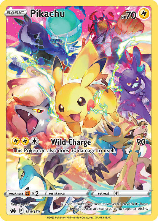 Pikachu 160/159 - POKEMON SWORD & SHIELD: CROWN ZENITH
