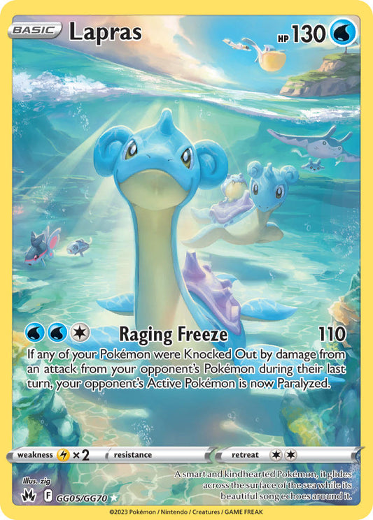 Lapras GG05/GG70 - POKEMON SWORD & SHIELD: CROWN ZENITH | GALARIAN GALLERY