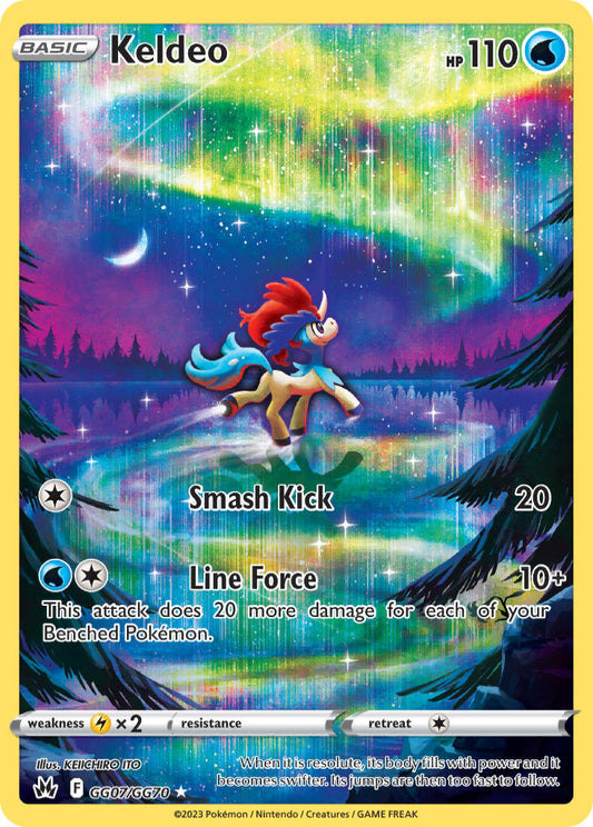 Keldeo GG07/GG70 - POKEMON SWORD & SHIELD: CROWN ZENITH | GALARIAN GALLERY