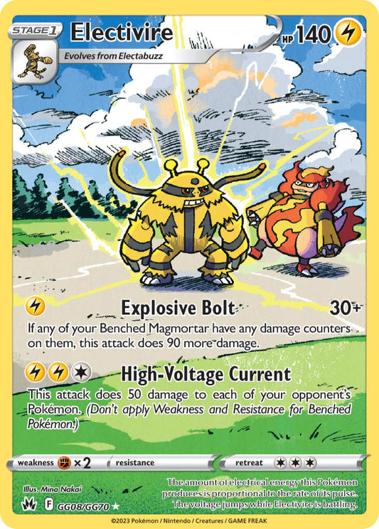 Electivire GG08/GG70 - POKEMON SWORD & SHIELD: CROWN ZENITH | GALARIAN GALLERY