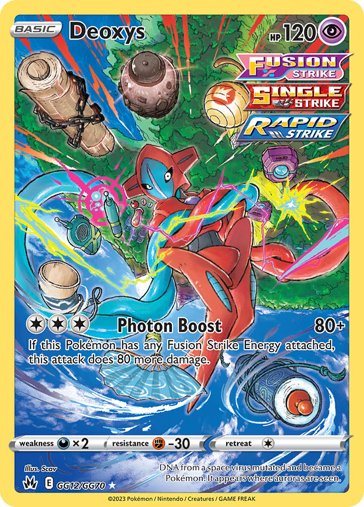 Deoxys GG12/GG70 - POKEMON SWORD & SHIELD: CROWN ZENITH | GALARIAN GALLERY