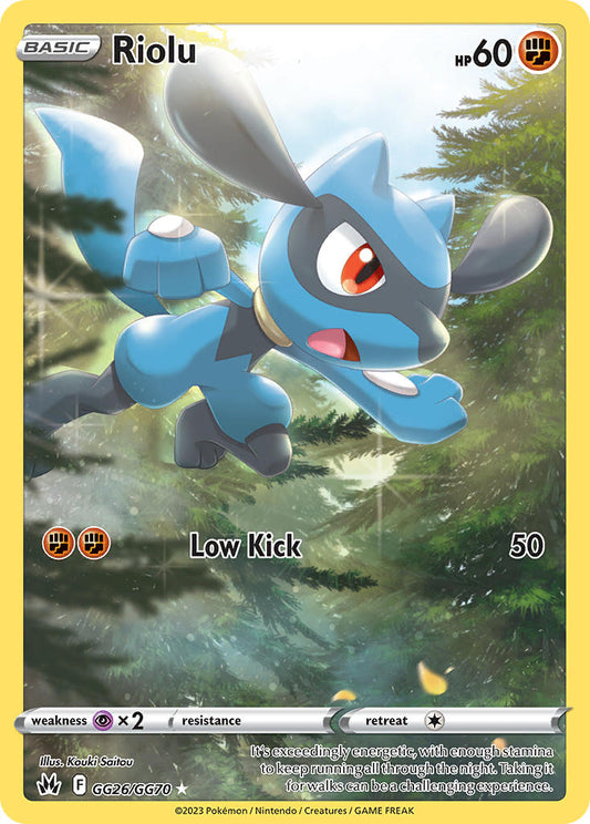 Riolu GG26/GG70 - POKEMON SWORD & SHIELD: CROWN ZENITH | GALARIAN GALLERY