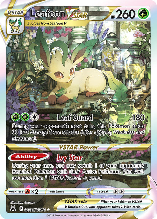Leafeon VSTAR GG35/GG70 - POKEMON SWORD & SHIELD: CROWN ZENITH | GALARIAN GALLERY