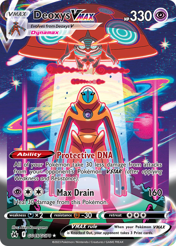 Deoxys VMAX GG45/GG70 - POKEMON SWORD & SHIELD: CROWN ZENITH | GALARIAN GALLERY